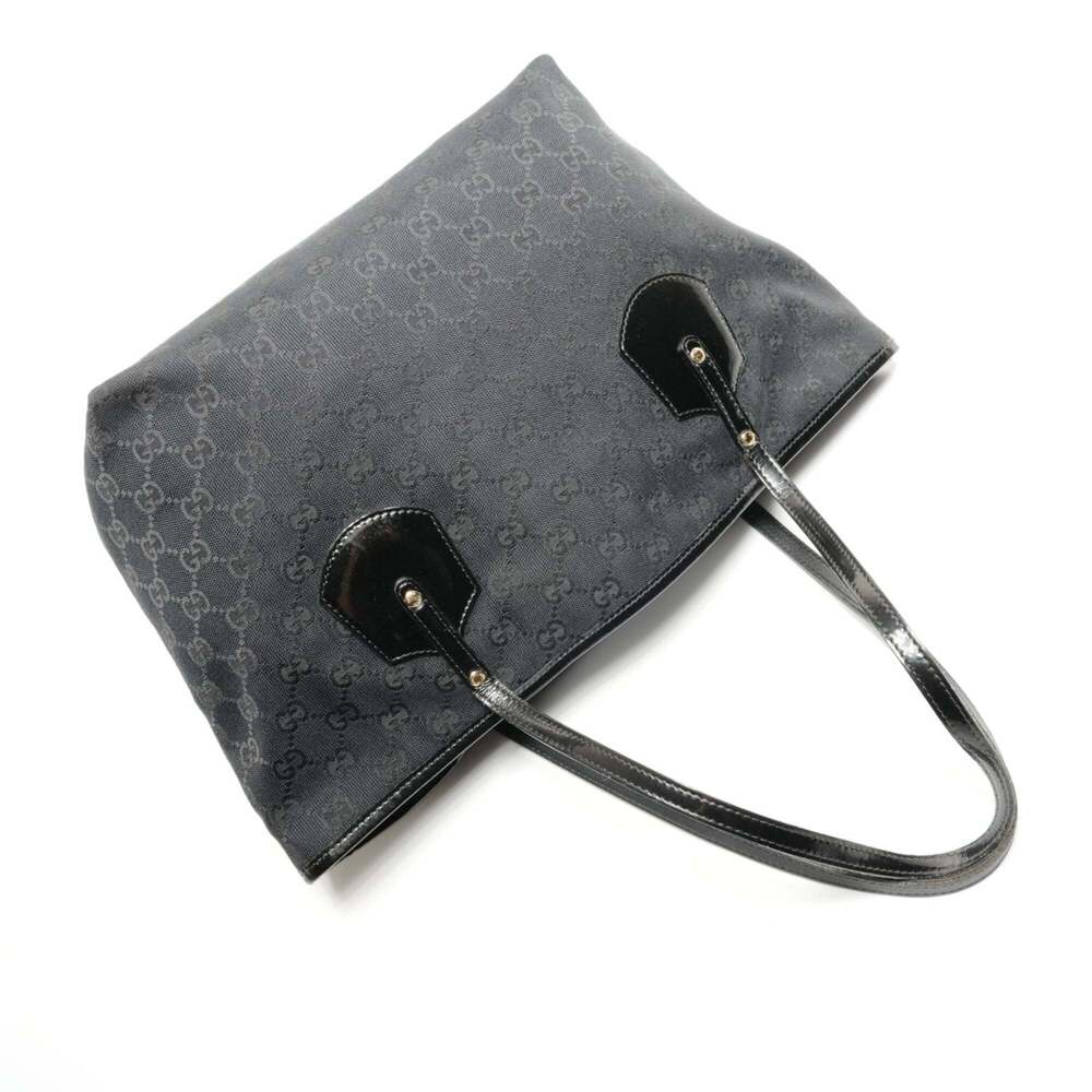 GUCCI Black Canvas Tote Bag - Picture 8 of 13